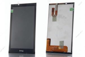 Дисплей для HTC Desire 610 с тачскрином, черный (LCD б/у)