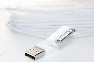 Кабель USB для iPhone 4S - 30-pin, AAA-класс, 1м