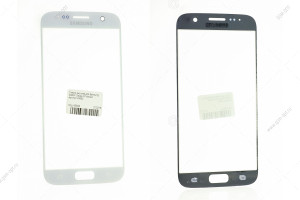 Стекло дисплея для переклейки для Samsung Galaxy S7 (G930F) белый