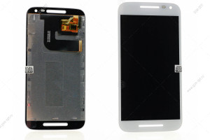 Дисплей для Motorola Moto G3 (XT1540/ XT1541) с тачскрином, белый