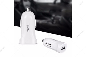 Автомобильная зарядка USB Hoco Z2, 5V/ 2A белый
