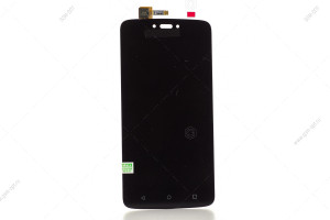 Дисплей для Motorola Moto C (XT1755) с тачскрином, черный