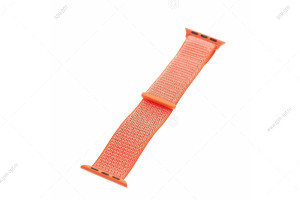 Ремешок нейлоновый для часов Apple Watch 38/ 40мм, оранжевый