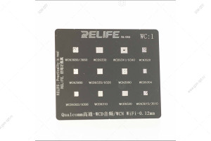Трафарет Relife для контроллеров аудио/ Wi-Fi Qualcomm WC1(T=0.12mm)