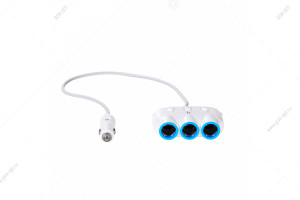 Разветвитель прикуривателя Hoco C1, USB, белый
