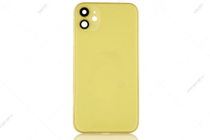 Корпус для iPhone 11 желтый (б/у переклеена крышка)