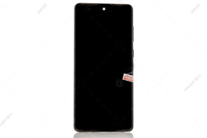 Дисплей для Samsung Galaxy Note 10 Lite (N770F) в рамке, черный, оригинал
