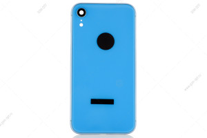 Корпус для iPhone XR голубой + комплект клавиш