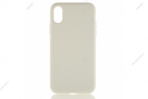 Силиконовый чехол Full Case для iPhone XS, белый