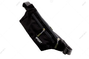 Спортивная сумка на пояс Sport Bag A1, черный