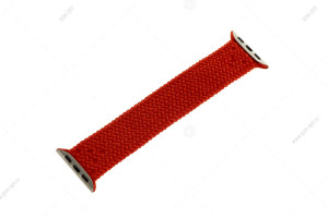 Плетеный монобраслет для Apple Watch 40/ 38мм нейлон, размер S, 130мм, красный
