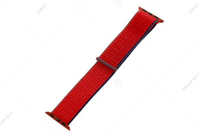 Ремешок нейлоновый для часов Apple Watch 44/ 42мм  красный