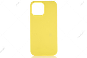 Силиконовый чехол Full Case для iPhone 13 Pro Max, ярко-желтый