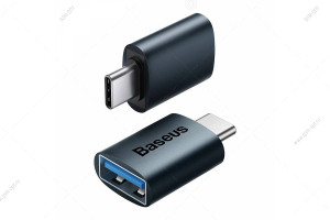 Адаптер переходник Baseus Ingenuity Series Type-C на USB, черный