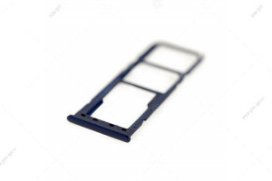 Слот SIM/ microSD-карт для Samsung Galaxy A10 (A105F) синий