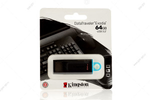 Флешка 64GB USB3.2, Kingston DataTraveler, черный
