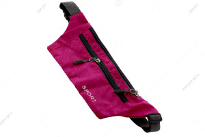 Спортивная сумка на пояс Sport Bag A1, розовый