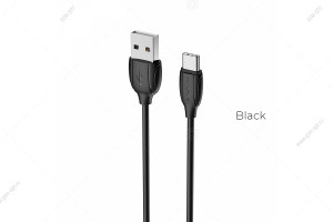 Кабель USB Borofone BX19 Benefit, Type-C, 1м, черный