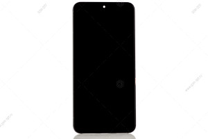 Дисплей для Samsung Galaxy S22 (S901B) в рамке, черный матовый (gray), оригинал