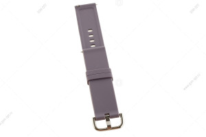 Ремешок силиконовый для часов Silicone Band 22mm универсальный, на пряжке, #07 сиреневый