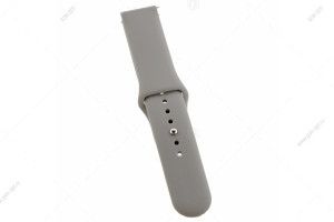 Ремешок силиконовый для часов Silicone Band iWatch 20mm дизайн Apple Watch, #14 серый