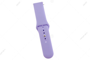 Ремешок силиконовый для часов Silicone Band iWatch 20мм дизайн Apple Watch, #15 сиреневый