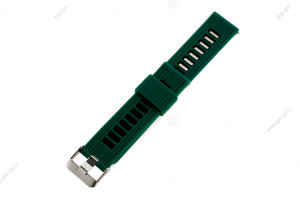 Ремешок силиконовый для часов		 Silicone Band V2, 20mm универсальный, на пряжке, #08 зеленый