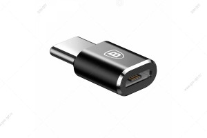 Адаптер переходник Baseus Micro-USB на Type-C, черный