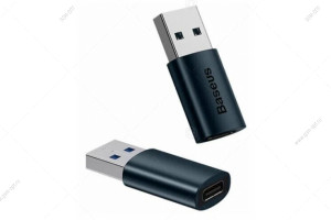 Адаптер переходник Baseus Ingenuity Series USB на Type-C, черный