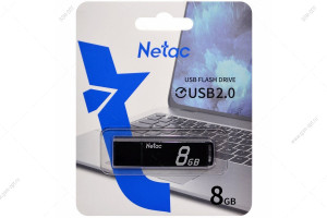 Флешка 8GB USB 2.0 Netac U351, черный