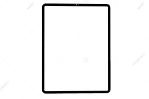 Стекло дисплея для переклейки для iPad Pro 12.9" (2018)/ iPad Pro 12.9" (2020) черный + OCA