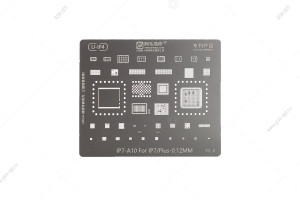 Трафарет Amaoe для iPhone 7/ 7 Plus + CPU A10 (T=0.12mm)