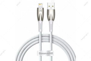 Кабель USB Baseus Glimmer Lightning для Apple, 1м, 2.4A, белый