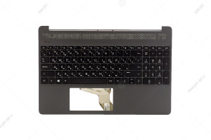Клавиатура для ноутбука HP Pavilion 15-DY 15-EF 15S-EQ 15S-FQ, топкейс в сборе, серый, оригинал