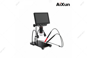 Микроскоп цифровой Aixun DM21 c 10" HD монитором, с двумя подсветками