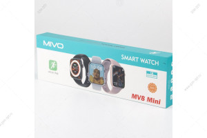 Смарт часы Mivo MV8 mini, дизайн watch 8, 1.8", IP68, NFC, золотистый